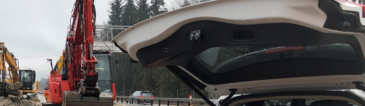 Ultraschallmessungen Wildtierunterführung Autobahn Kiesen